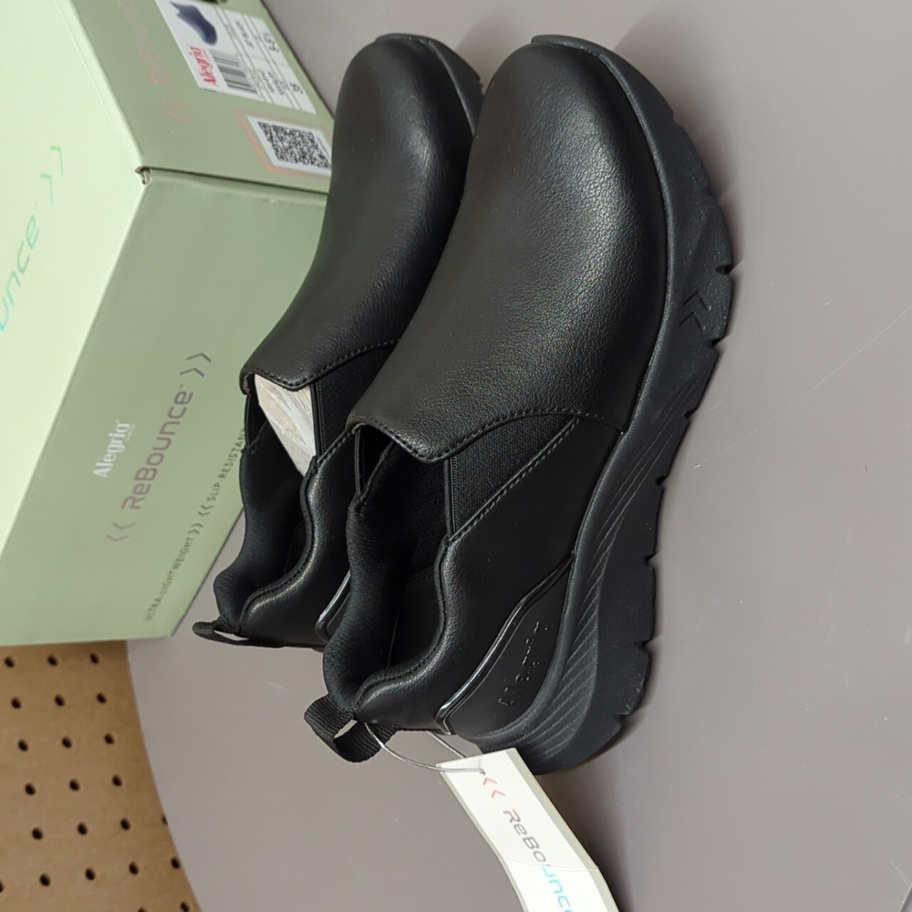 Alegria Rebounce Kavalry in Jet Black